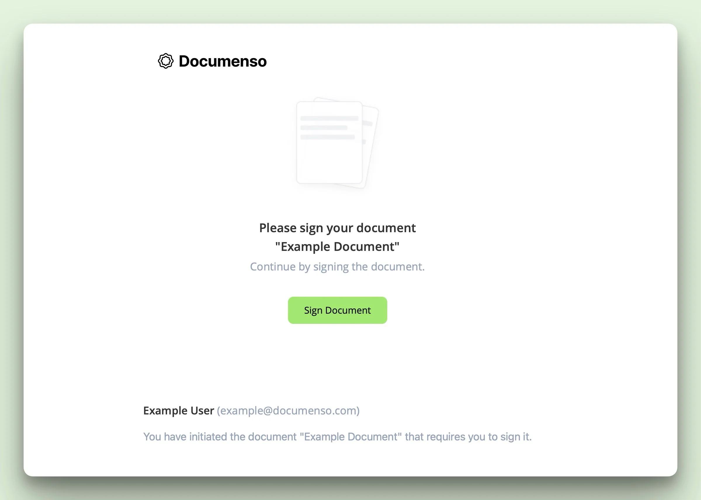 Email recipient receives