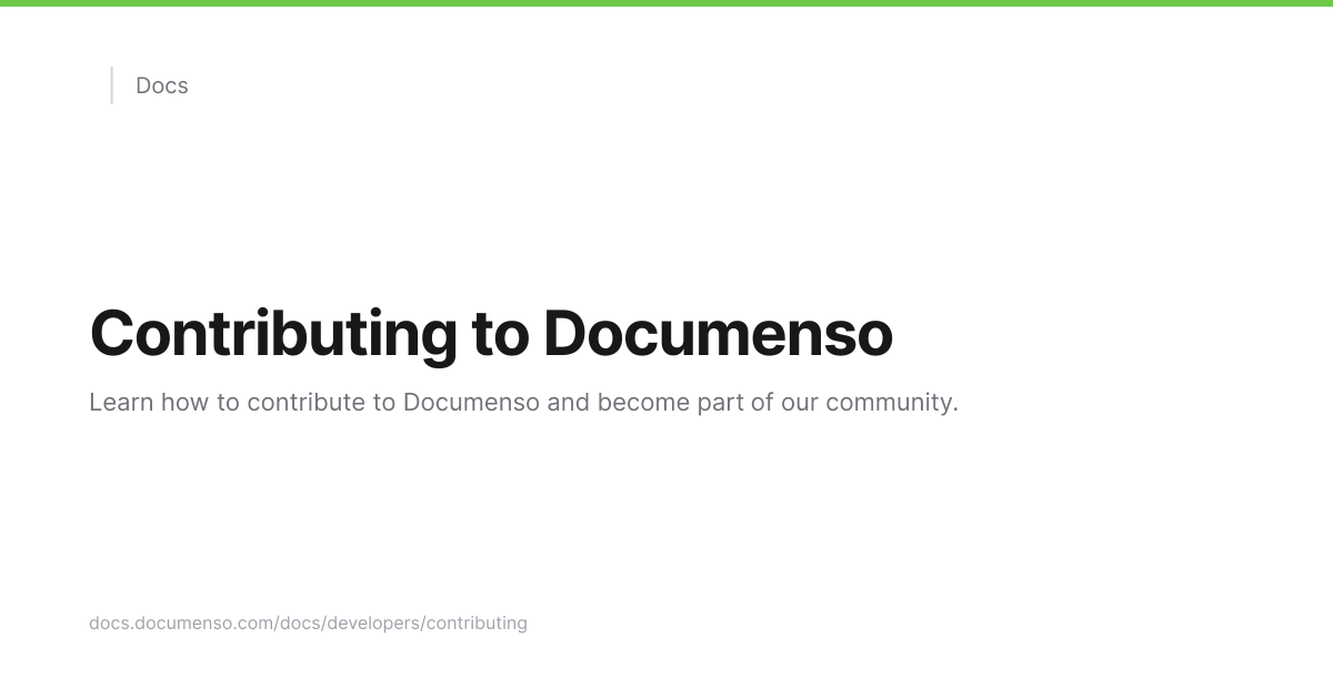 Contributing to Documenso | Documenso Docs