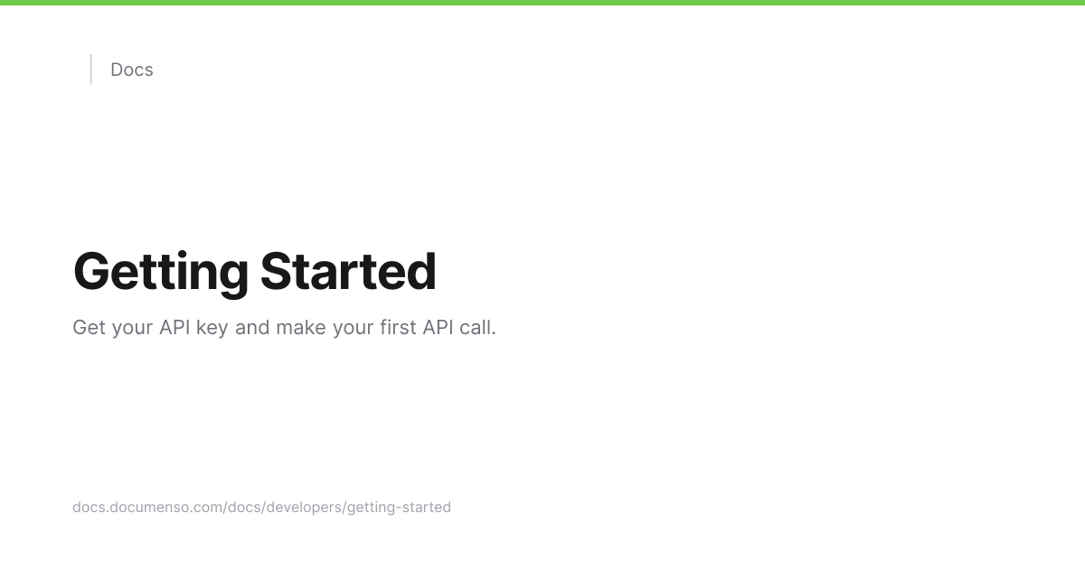 Getting Started | Documenso Docs
