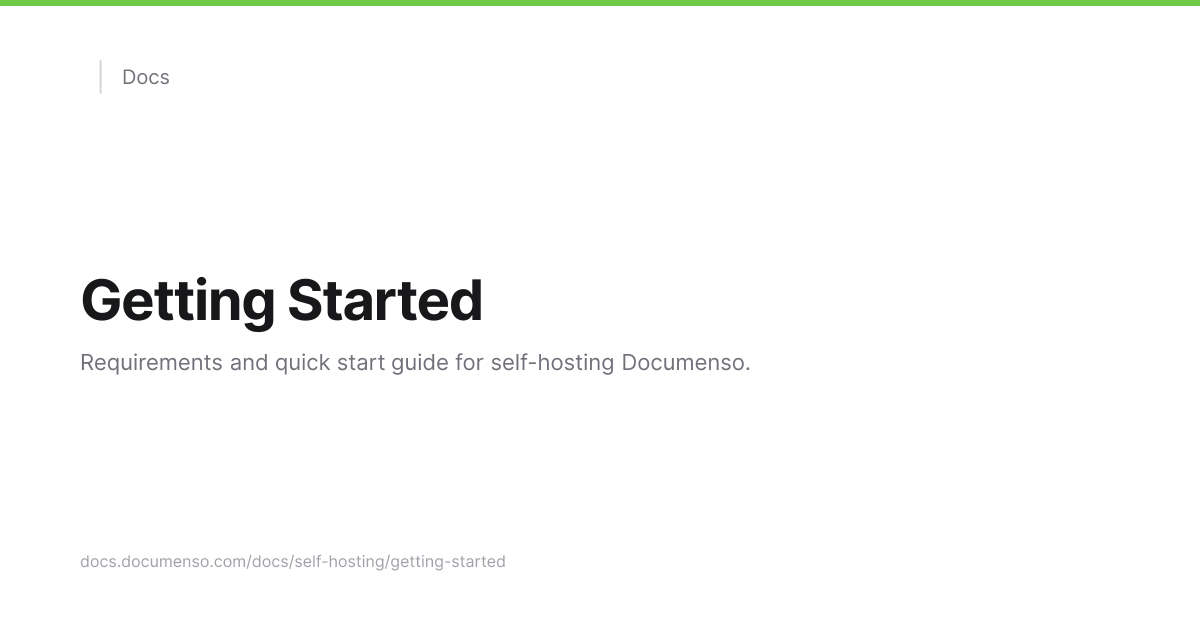 Getting Started | Documenso Docs